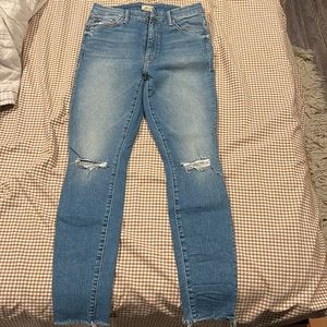 MOTHER distressed skinny